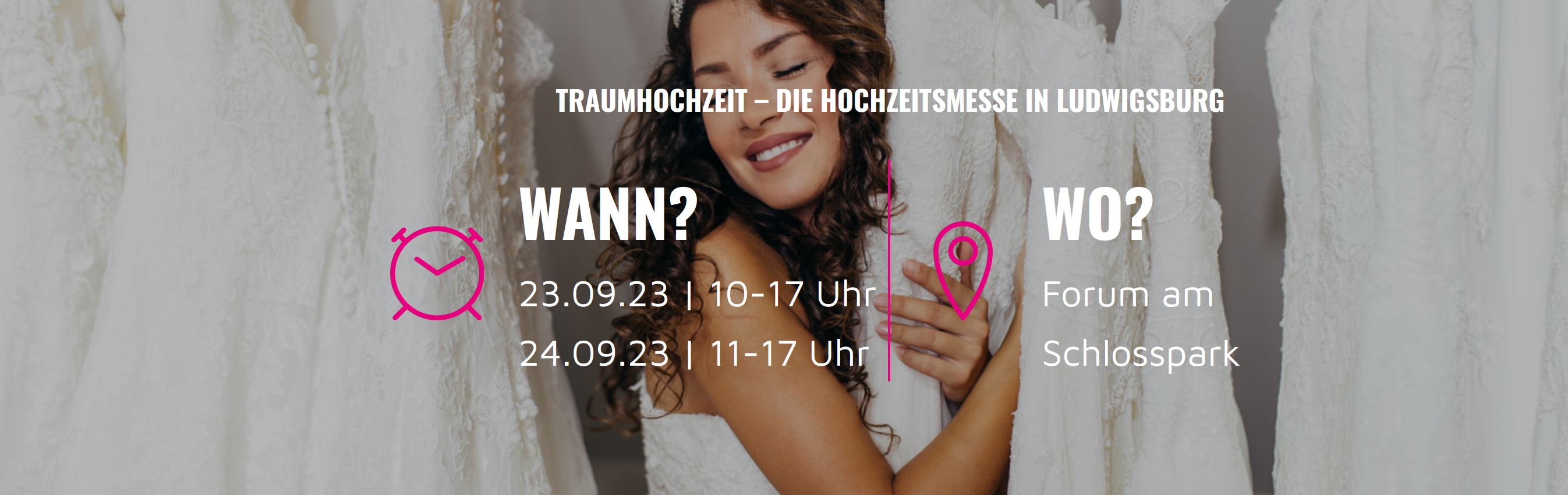 TRAUMHOCHZEIT in Ludwigsburg 23.9. + 24.09.23